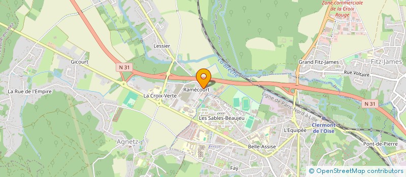 localisation de l'entreprise WAFU FITZ-JAMES 168  FITZ JAMES