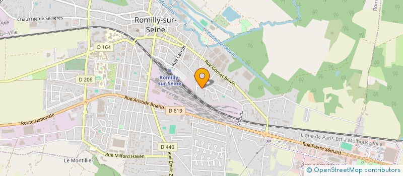 localisation de l'entreprise WAFU ROMILLY 168  ROMILLY-SUR-SEINE