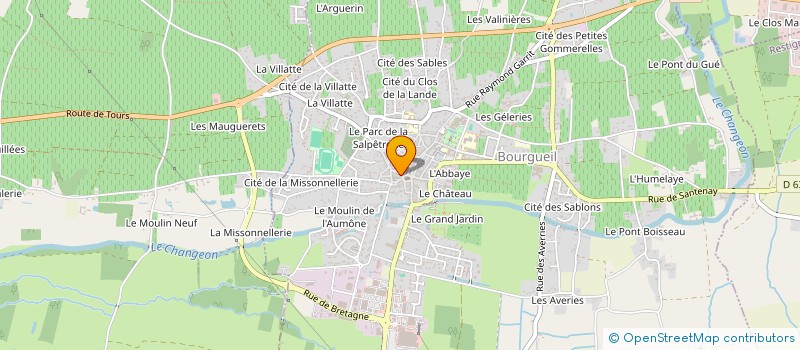 localisation de l'entreprise WAG-WEB&G@MES à BOURGUEIL
