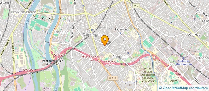 localisation de l'entreprise WAGA à TOULOUSE