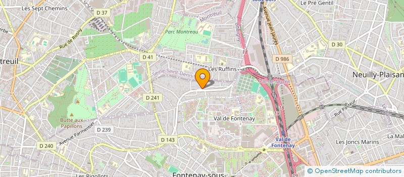 localisation de l'entreprise WAGAMIK à FONTENAY-SOUS-BOIS