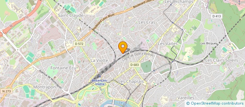 localisation de l'entreprise WAGDES MUSIC à BESANCON
