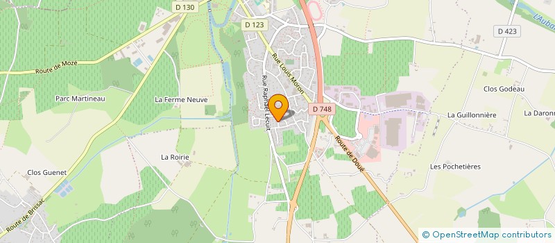 localisation de l'entreprise WAGE LPC à BRISSAC LOIRE AUBANCE