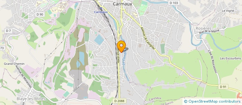 localisation de l'entreprise WAGGA CLUB PARAPENTE à BLAYE-LES-MINES