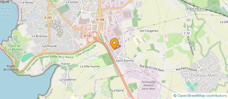 localisation de l'entreprise WAGLER MANAGEMENT  SAINT-MALO