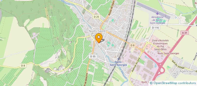 localisation de l'entreprise WAGNER à NUITS-SAINT-GEORGES