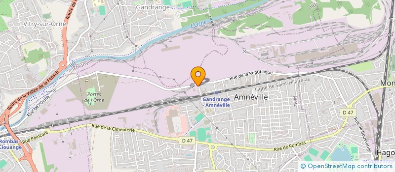 localisation de l'entreprise WAGNER DEVELOPPEMENT ACTIVITE à AMNEVILLE