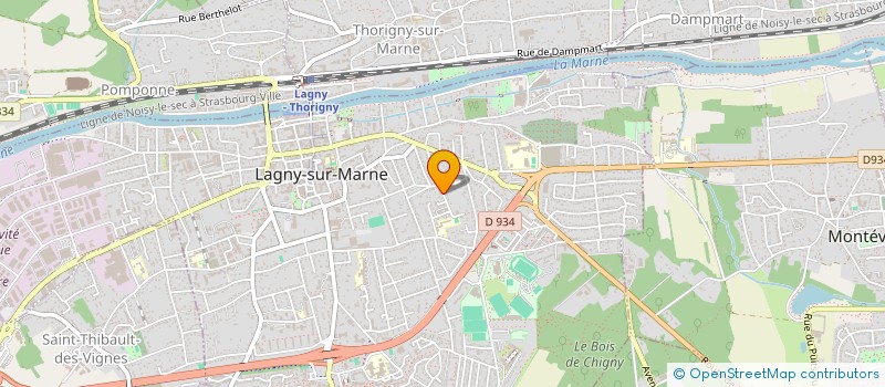 localisation de l'entreprise WAGON  LAGNY-SUR-MARNE