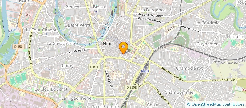 localisation de l'entreprise WAGON JAUSEAU à NIORT