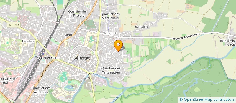 localisation de l'entreprise WAGORS  SELESTAT