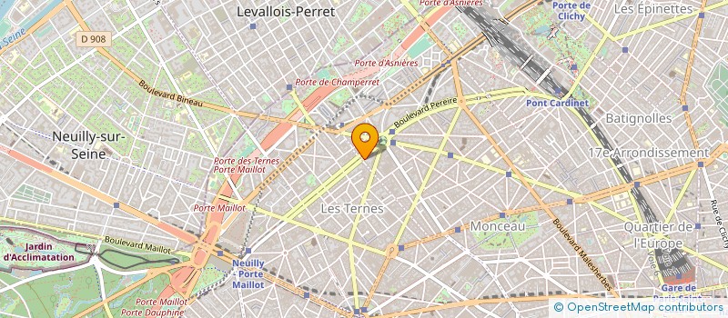 localisation de l'entreprise WAGRAM CONTACT à PARIS
