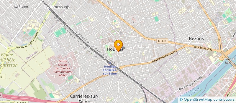 localisation de l'entreprise WAGRAM EXPERTISE FORMATION  HOUILLES