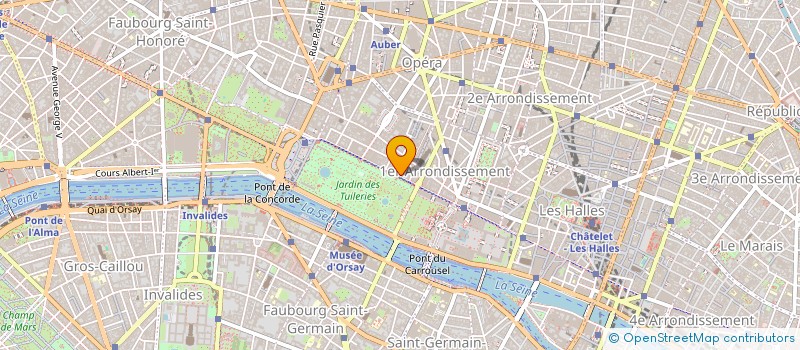 localisation de l'entreprise WAGRAM RIVOLI  PARIS