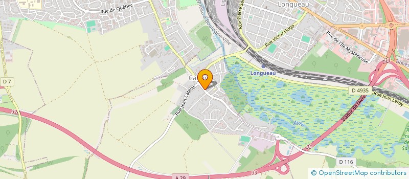 localisation de l'entreprise WAGREZ ET FILS à LONGUEAU