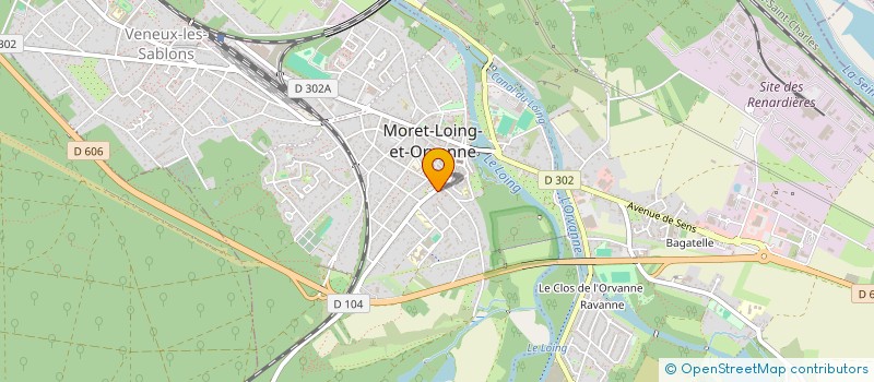 localisation de l'entreprise WAGTAIL à MORET-LOING-ET-ORVANNE