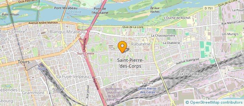 localisation de l'entreprise WAGUETTE  TOURS