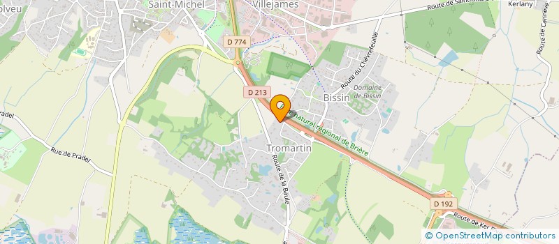 localisation de l'entreprise WAGUI  GUERANDE