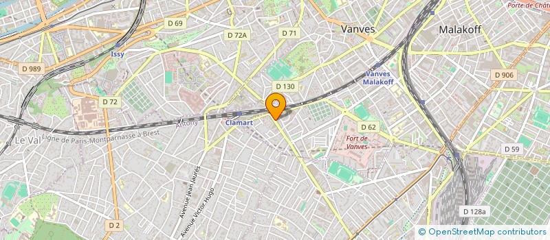 localisation de l'entreprise WAHBI MOHAMED WHABI AHMED à MALAKOFF