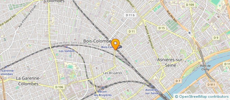 localisation de l'entreprise WAHIBA à BOIS-COLOMBES