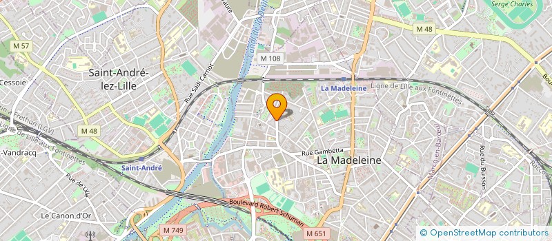 localisation de l'entreprise WAHIMMO à LA MADELEINE