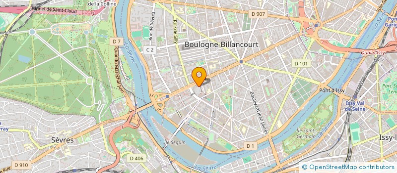 localisation de l'entreprise WAHM SAS à BOULOGNE-BILLANCOURT