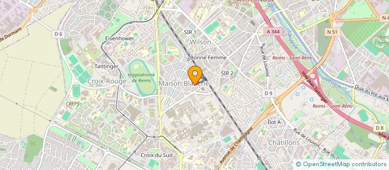 localisation de l'entreprise WAHNES CHALONS  REIMS