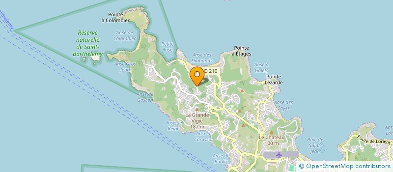 localisation de l'entreprise WAHOO à SAINT BARTHELEMY