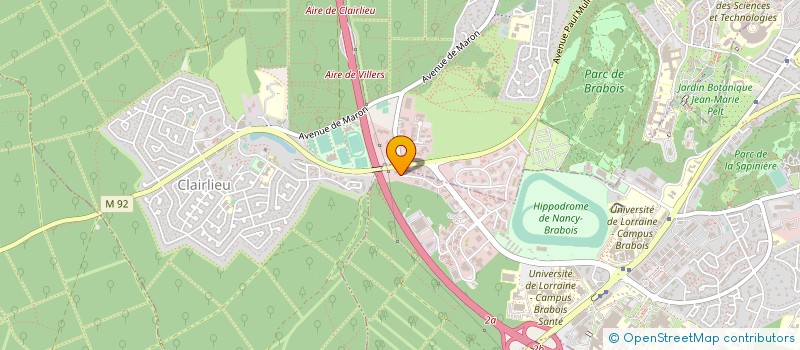 localisation de l'entreprise WAIBI HD  VANDUVRE-LES-NANCY