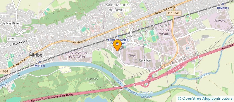 localisation de l'entreprise WAIJO HOLDING  SAINT-MAURICE-DE-BEYNOST