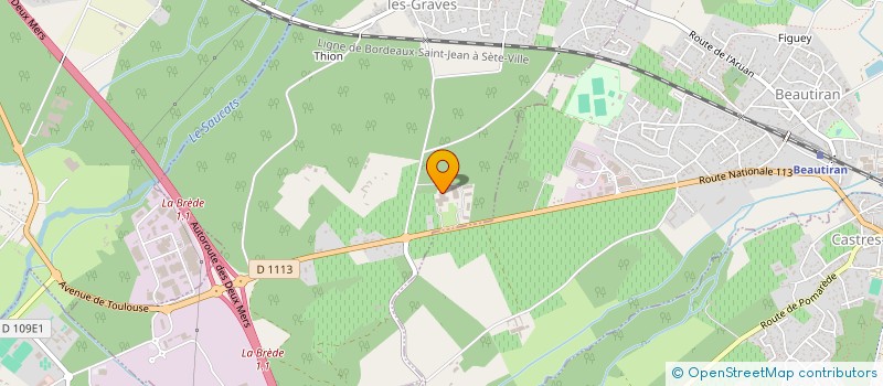 localisation de l'entreprise WAITE FINANCE  AYGUEMORTE-LES-GRAVES