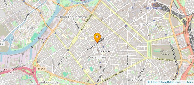 localisation de l'entreprise WAJBAT à LILLE