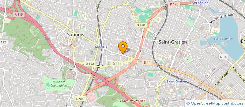 localisation de l'entreprise WAK à SANNOIS