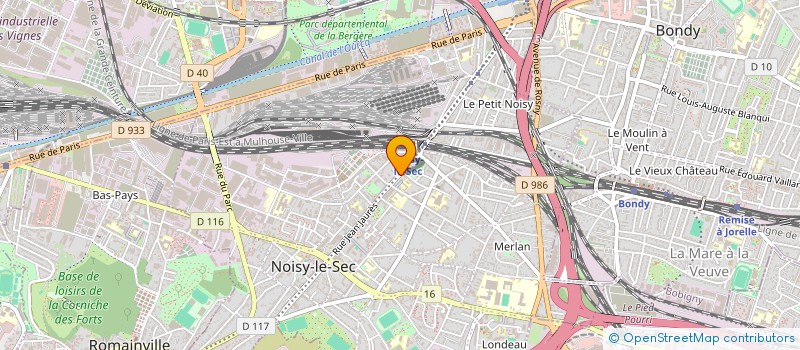 localisation de l'entreprise WAK'S PARE BRISE AUTO à NOISY-LE-SEC