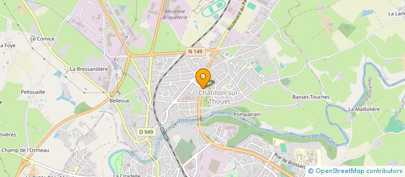 localisation de l'entreprise WAKADANSE  CHATILLON-SUR-THOUET