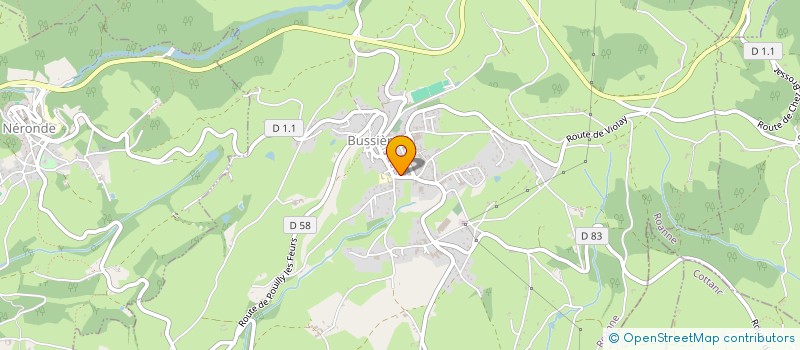 localisation de l'entreprise WAKANDA à NERVIEUX