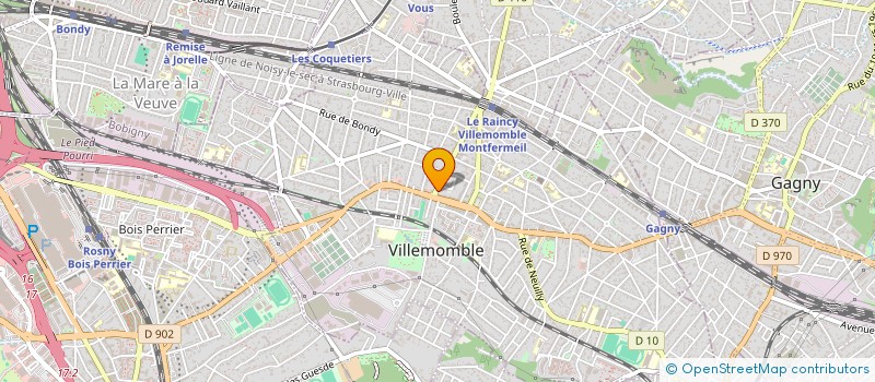 localisation de l'entreprise WAKANDA KITCHEN  VILLEMOMBLE