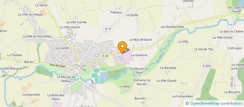 localisation de l'entreprise WAKANGA  IFFENDIC