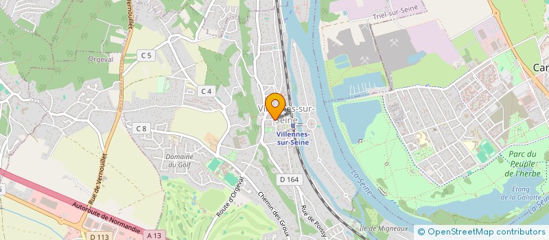 localisation de l'entreprise WAKE AND GLISS  VILLENNES-SUR-SEINE