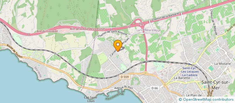 localisation de l'entreprise WAKE SENSATION à SAINT-CYR-SUR-MER
