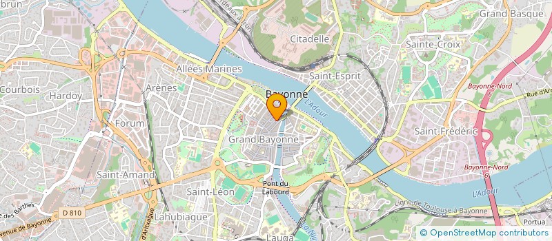 localisation de l'entreprise WAKE UP à ANGLET