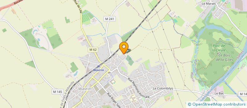 localisation de l'entreprise WAKE UP  WAVRIN