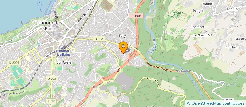 localisation de l'entreprise WAKE UP HUMANITY à THONON-LES-BAINS