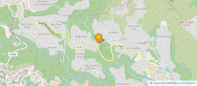 localisation de l'entreprise WAKE UP PRODUCTION  BIOT