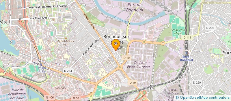 localisation de l'entreprise WAKE UP! (UP) à BONNEUIL-SUR-MARNE