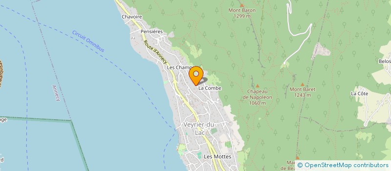 localisation de l'entreprise WAKELOVE  VEYRIER-DU-LAC