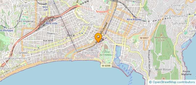 localisation de l'entreprise WAKHAN AA à NICE