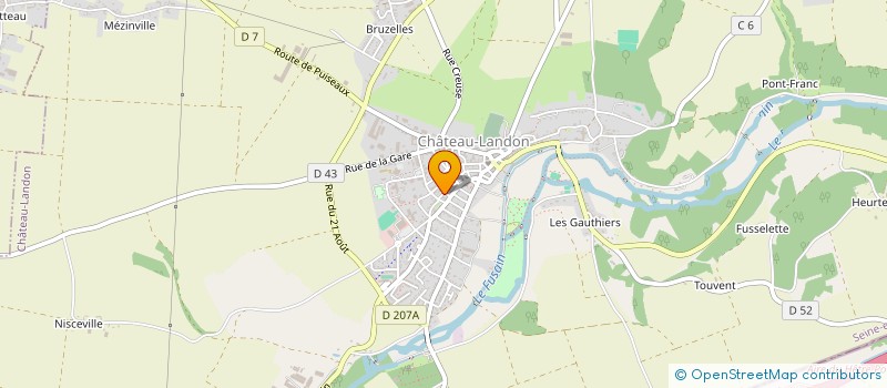 localisation de l'entreprise WAKI PUBLISHING  CHATEAU-LANDON