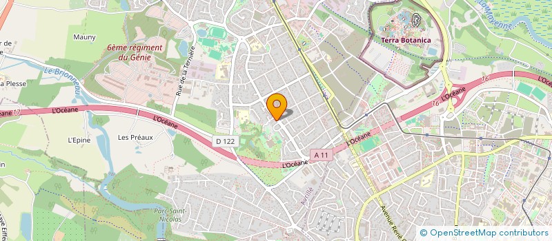 localisation de l'entreprise WAKO  AVRILLE