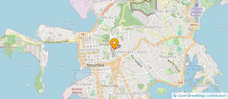 localisation de l'entreprise WAKS à NOUMEA