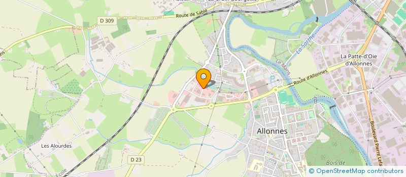 localisation de l'entreprise WAKUP INTERIM  ALLONNES